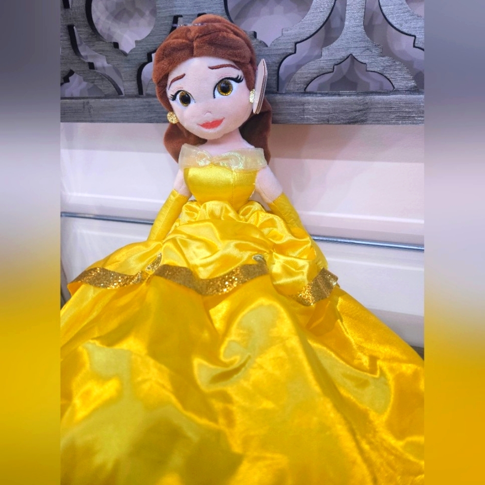 Beauty And The Beast, Belle, Golden Yellow Plush Toy